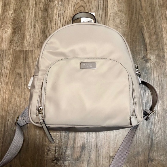 kate spade Handbags - HP 🎉 NWT Kate Spade Taupe Nylon Backpack